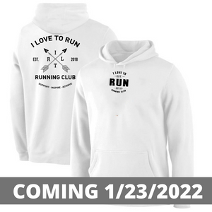 ILTR MENS HOODIE WHITE (FRONT/BACK)